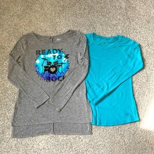 Justice Long Sleeve Shirts - Lot of 2